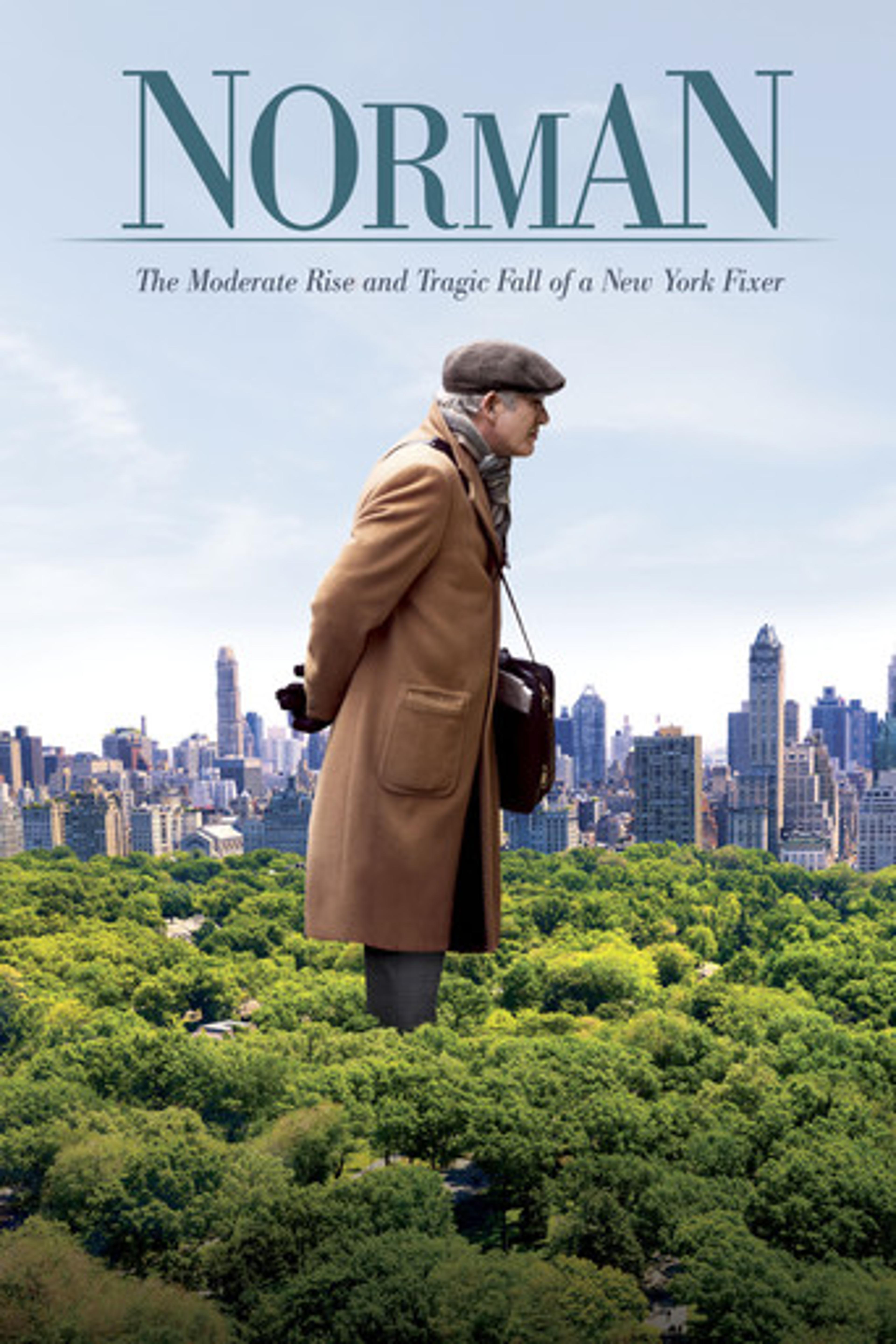 Poster film Norman: The Moderate Rise and Tragic Fall of a New York Fixer