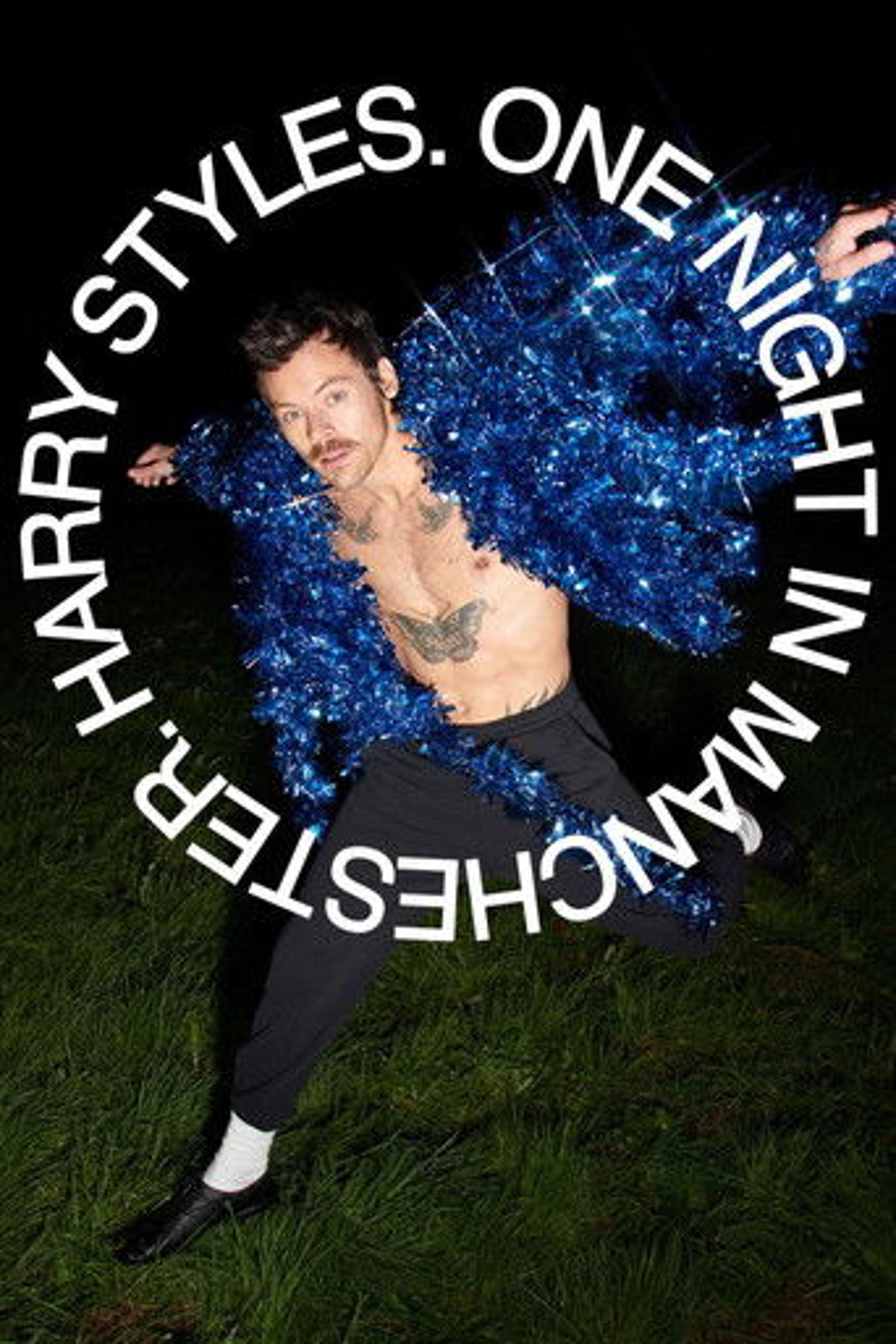 Poster film Harry Styles. One Night in Manchester.