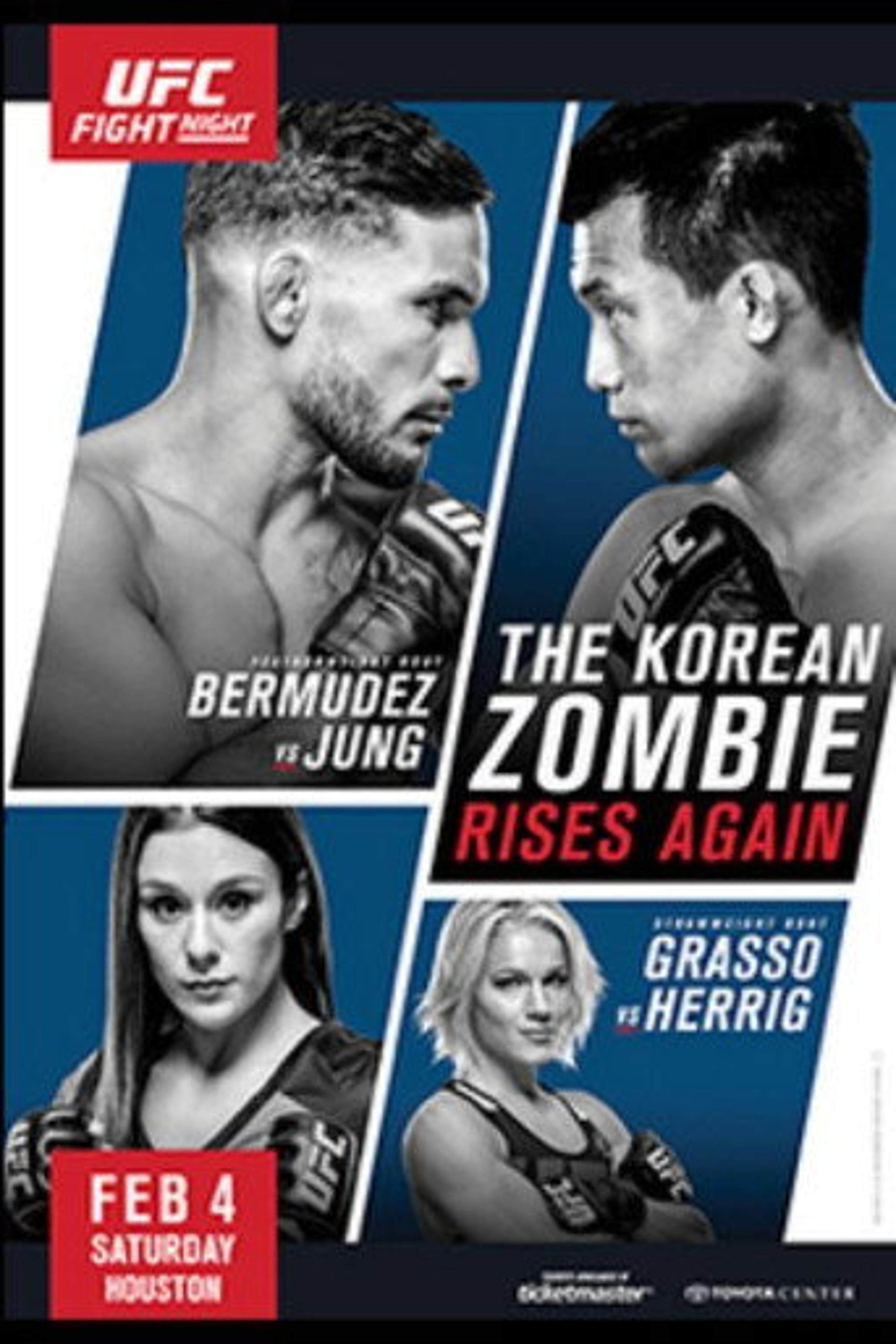 Poster film UFC Fight Night 104: Bermudez vs. The Korean Zombie