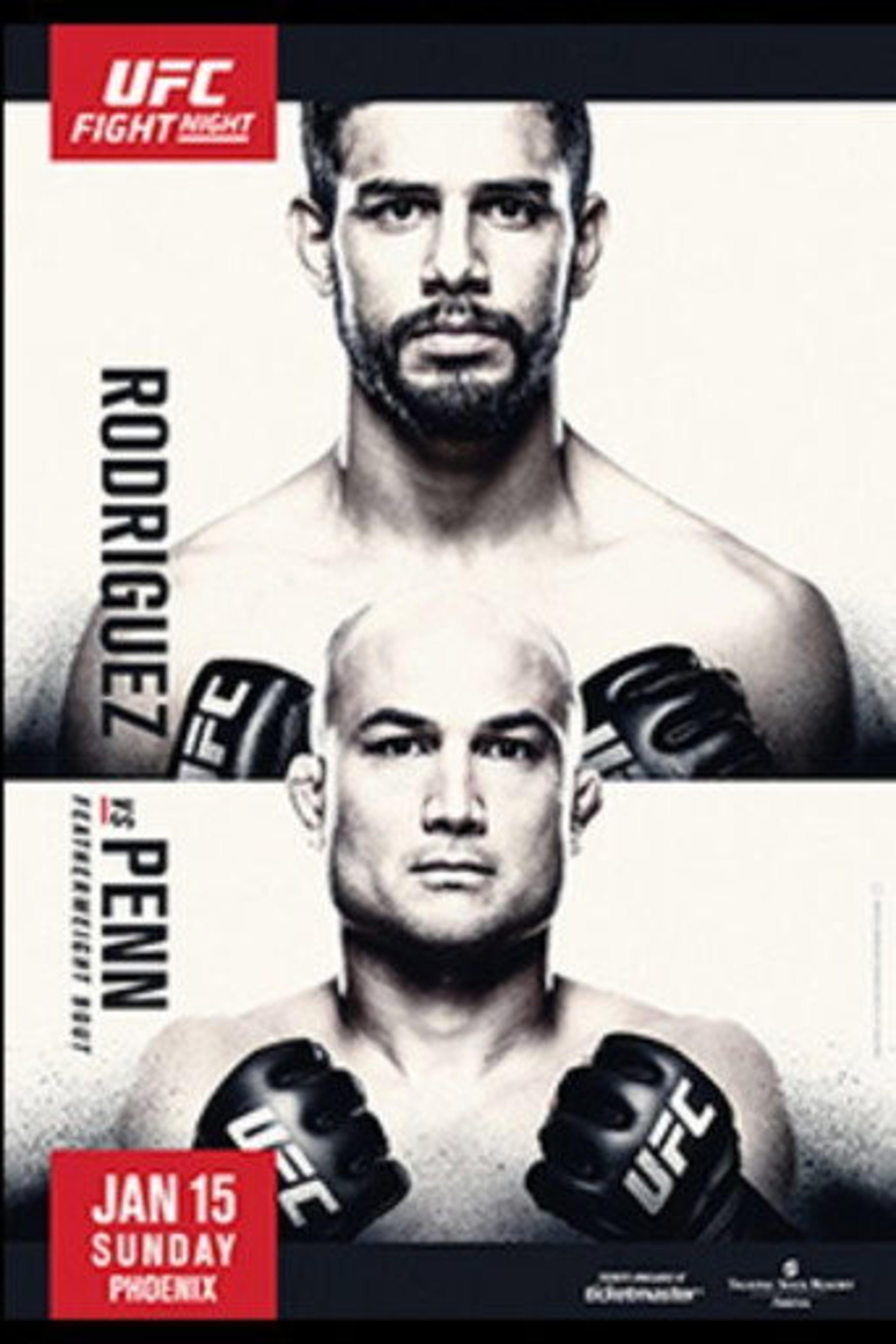 Poster film UFC Fight Night 103: Rodríguez vs. Penn