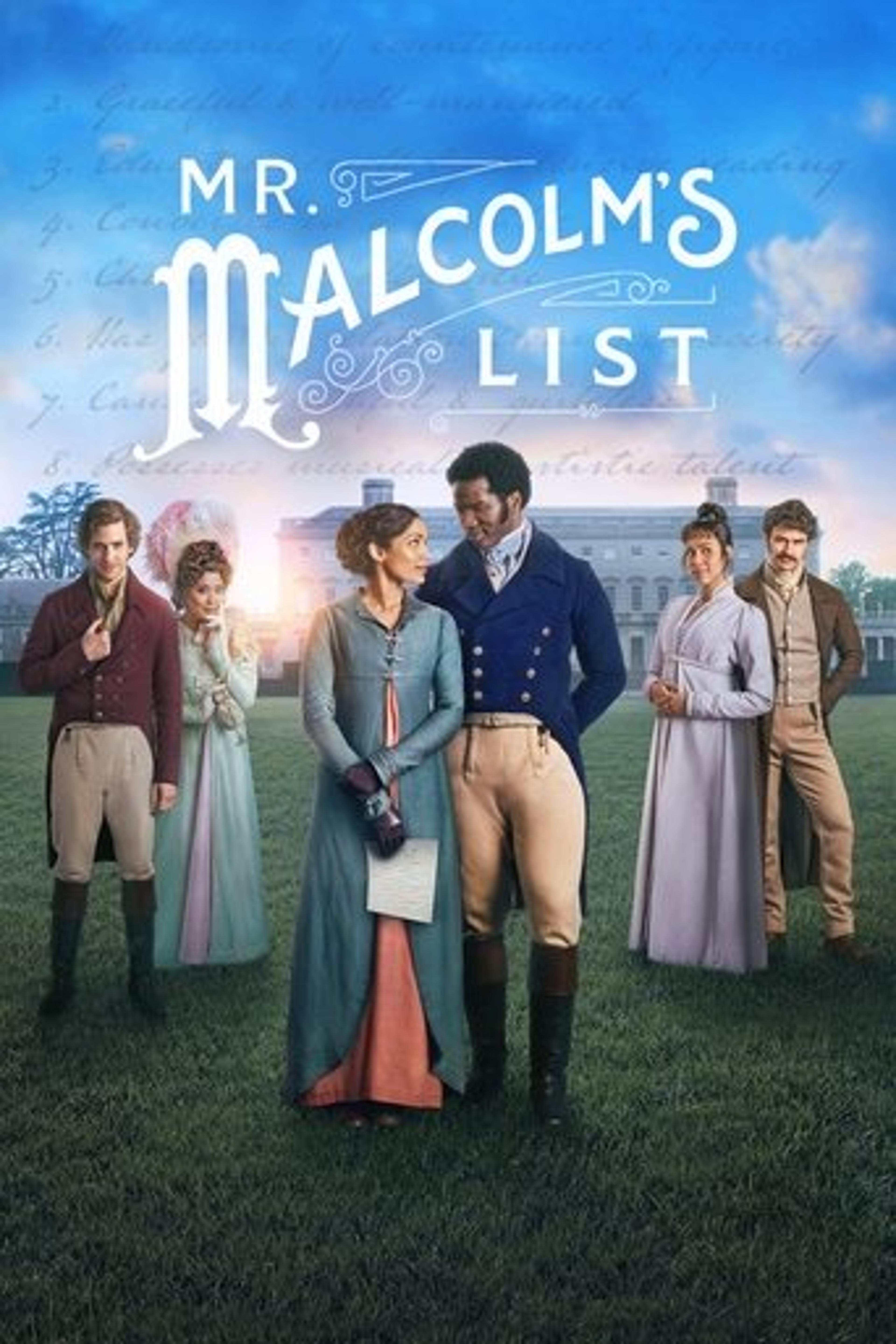 Poster film Mr Malcolm's List