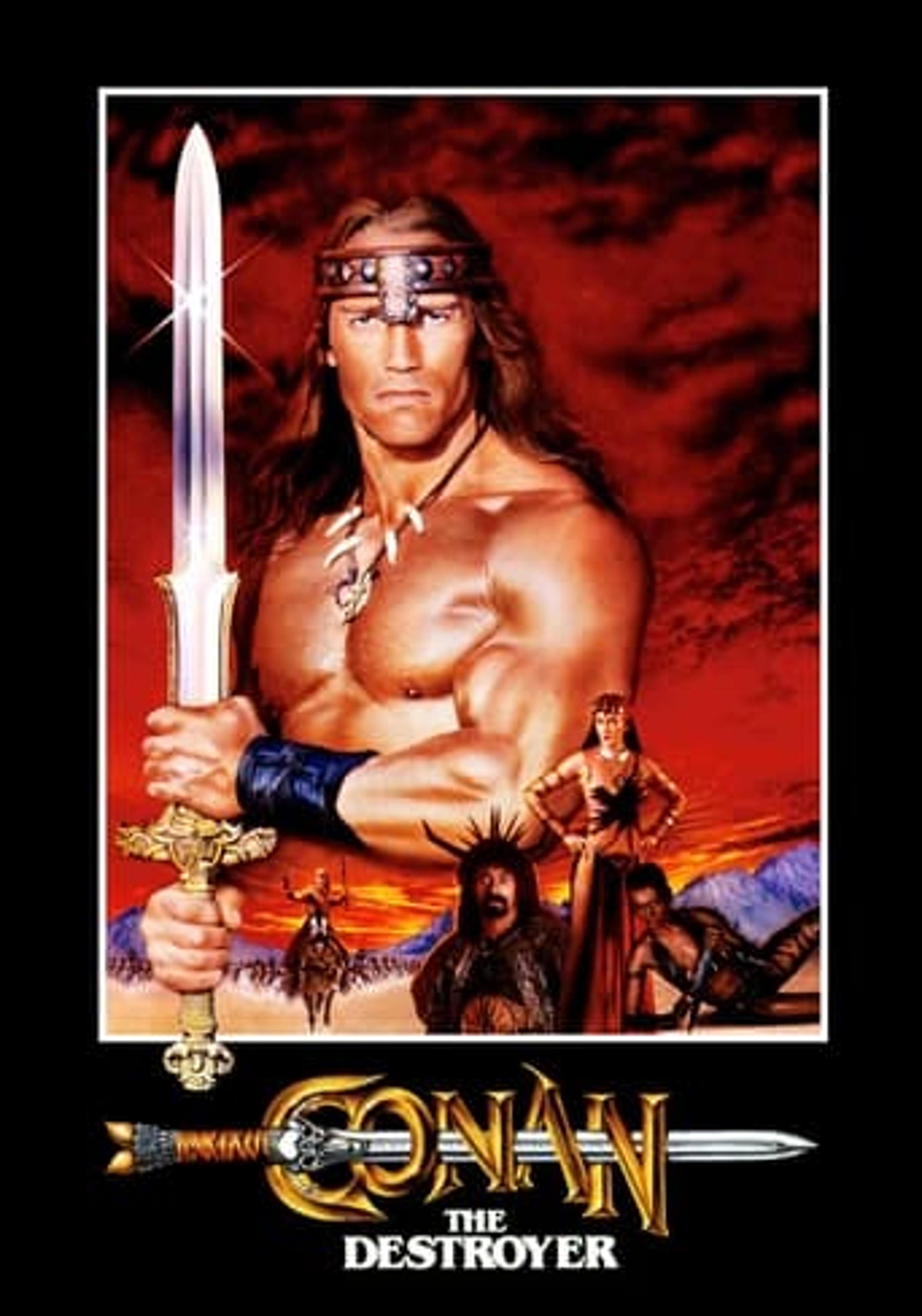 Poster film Conan the Destroyer