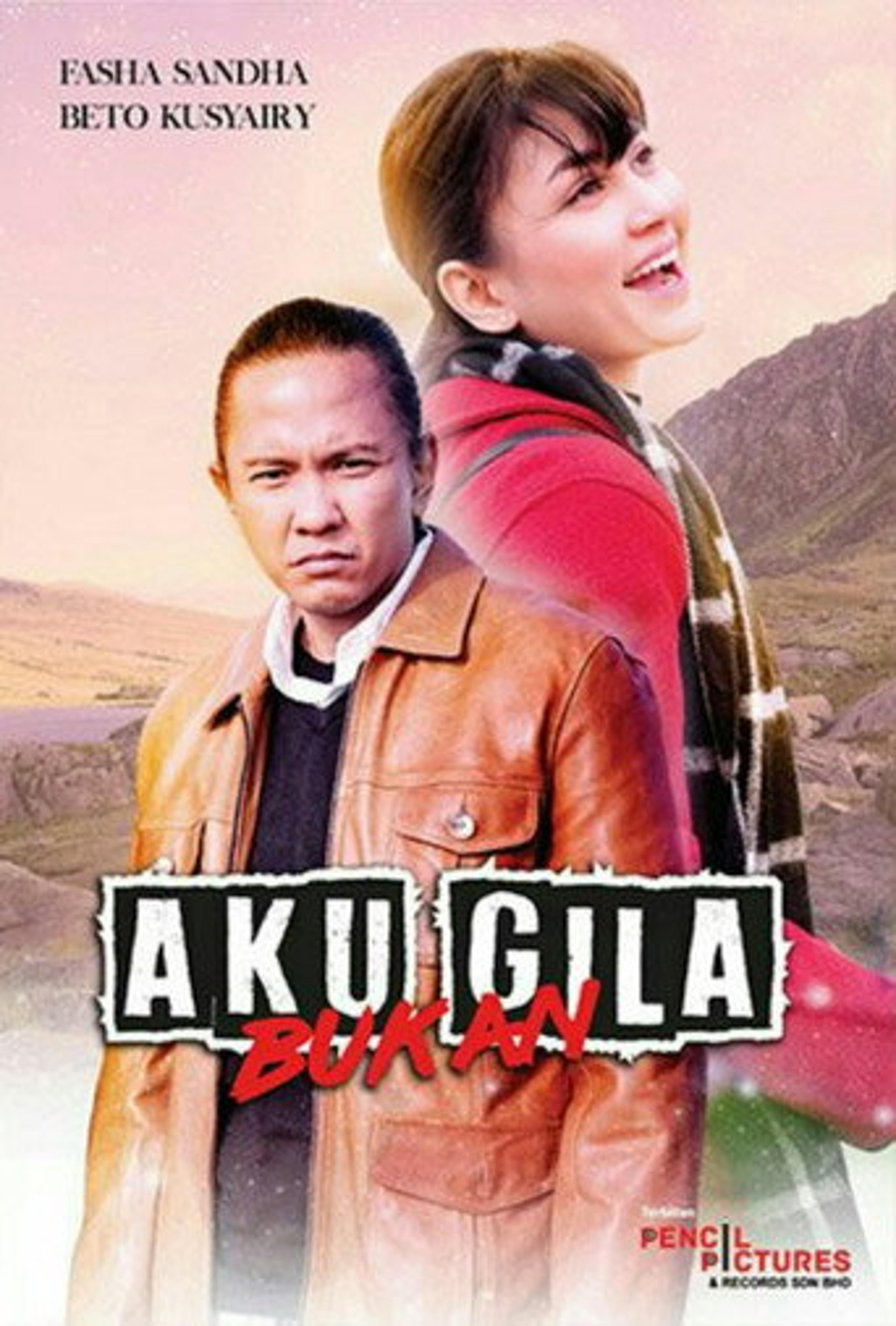 Poster film Aku Bukan Gila