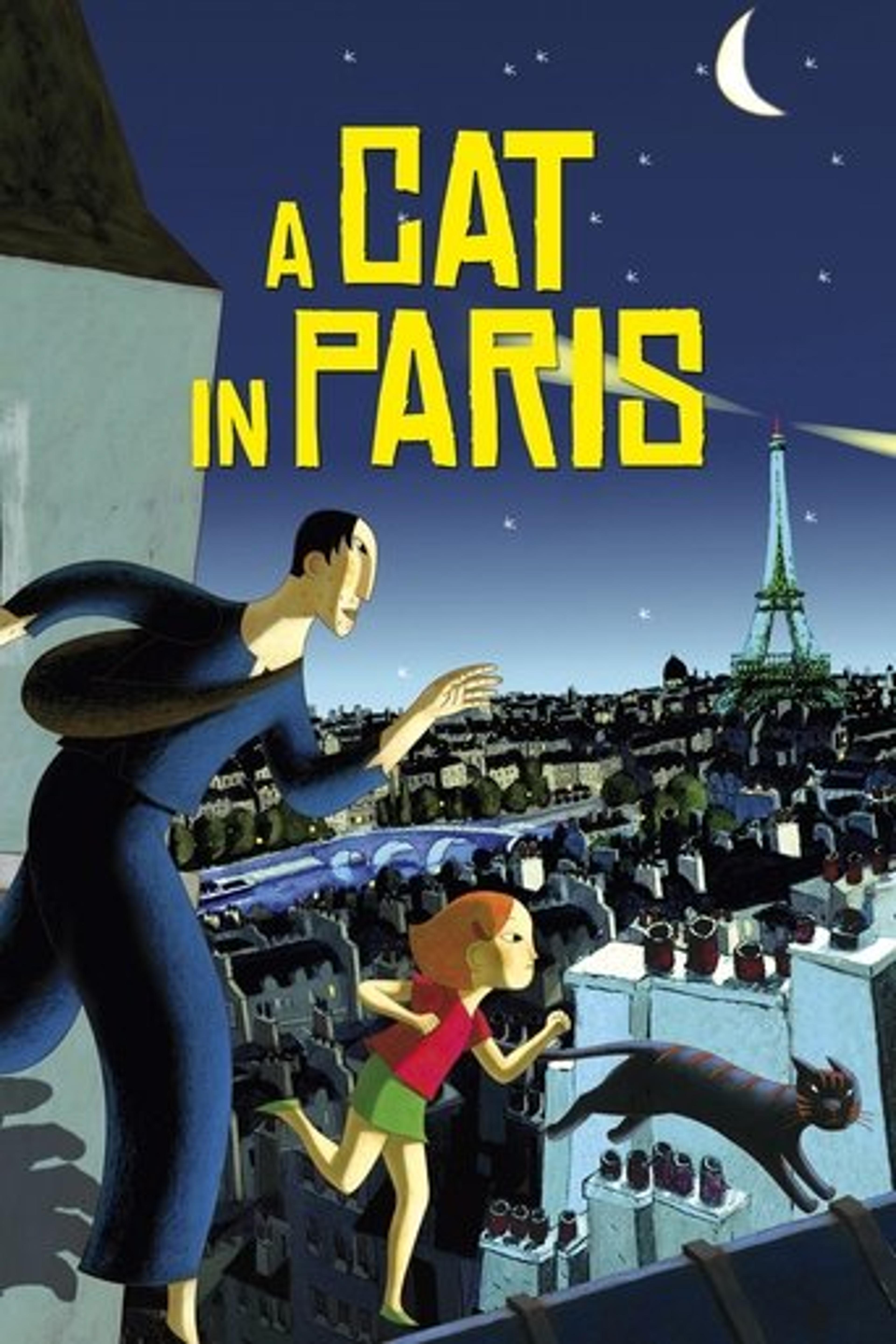 Poster film A Cat in Paris