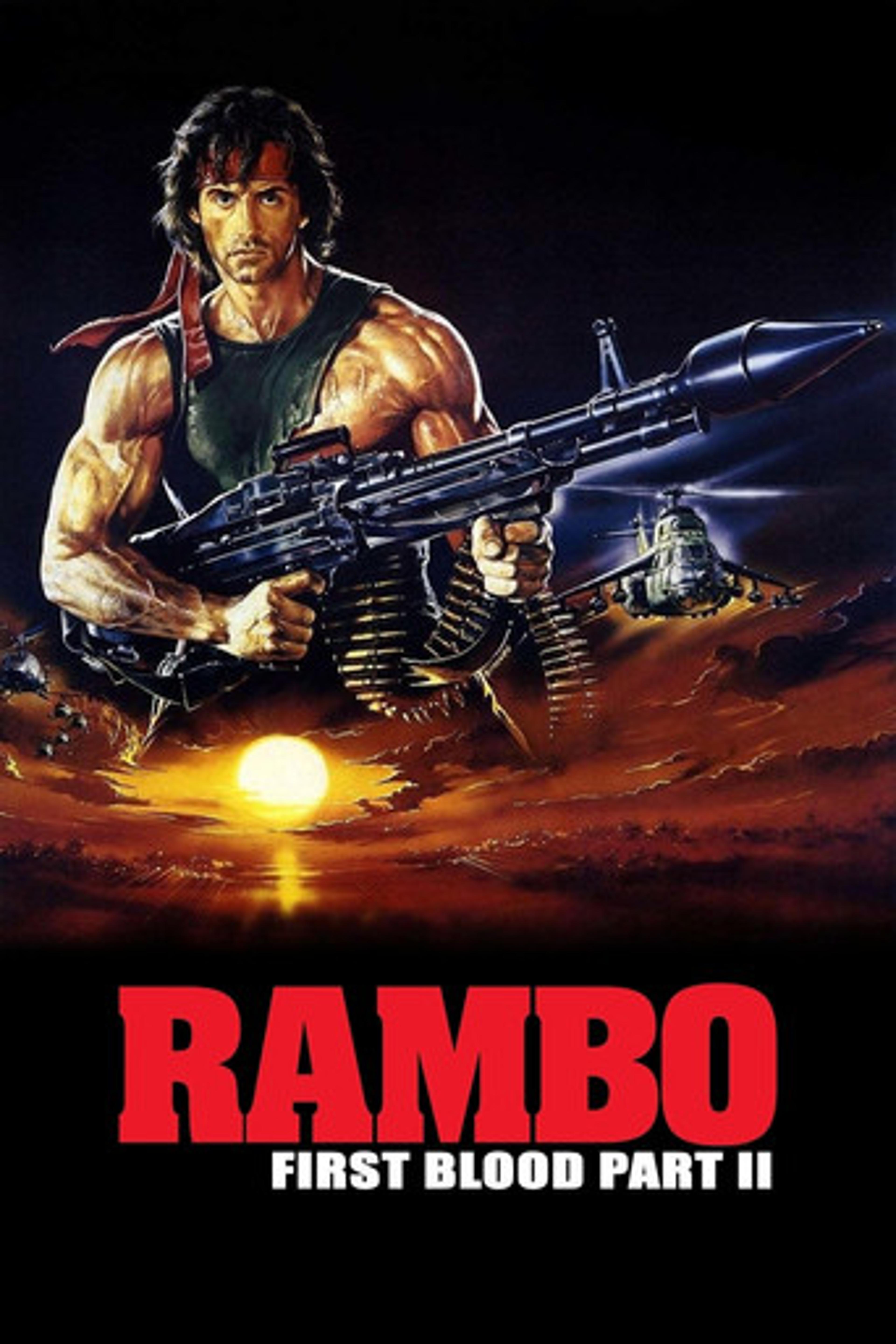 Poster film Rambo: First Blood Part II