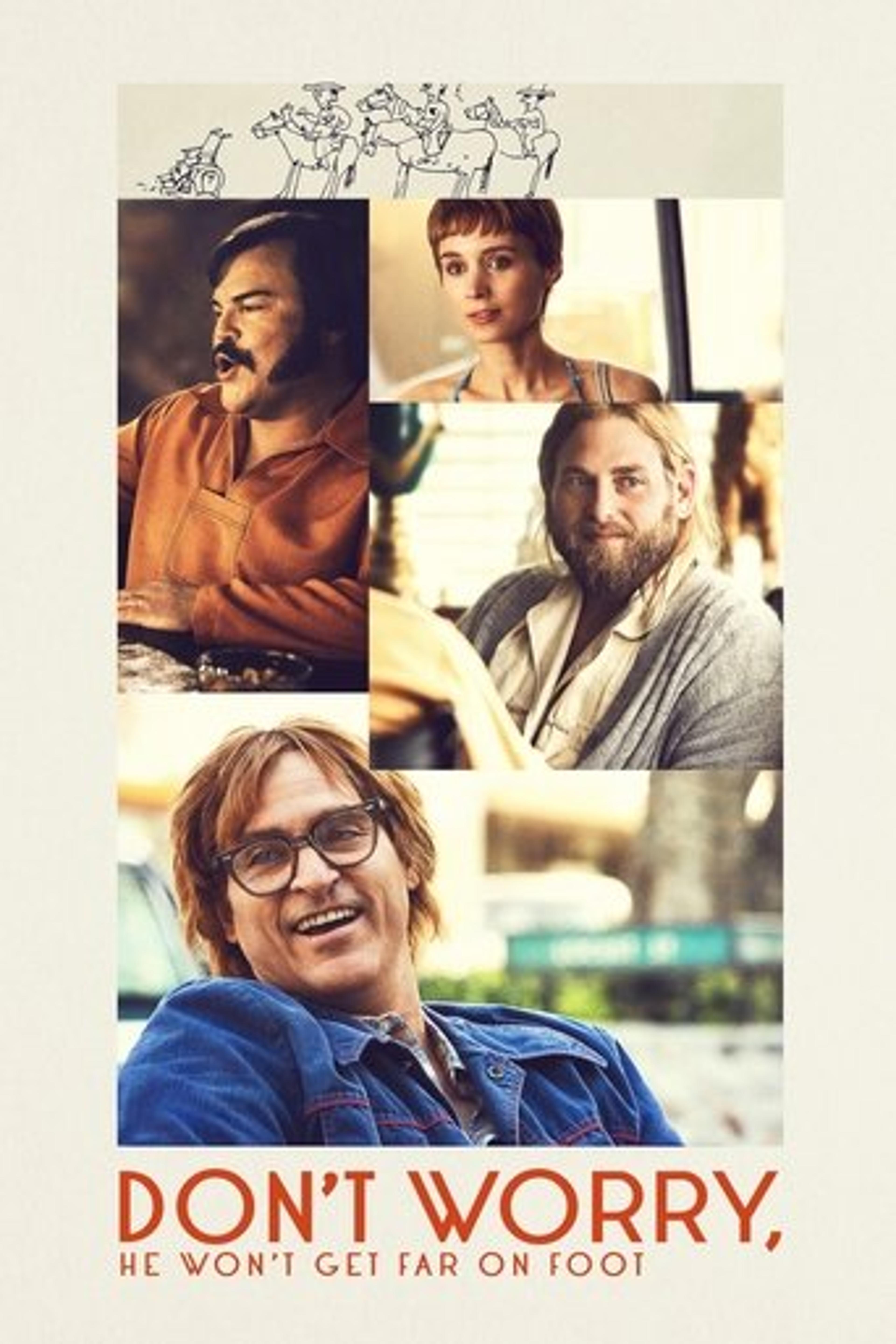 Poster film Don't Worry, He Won't Get Far on Foot