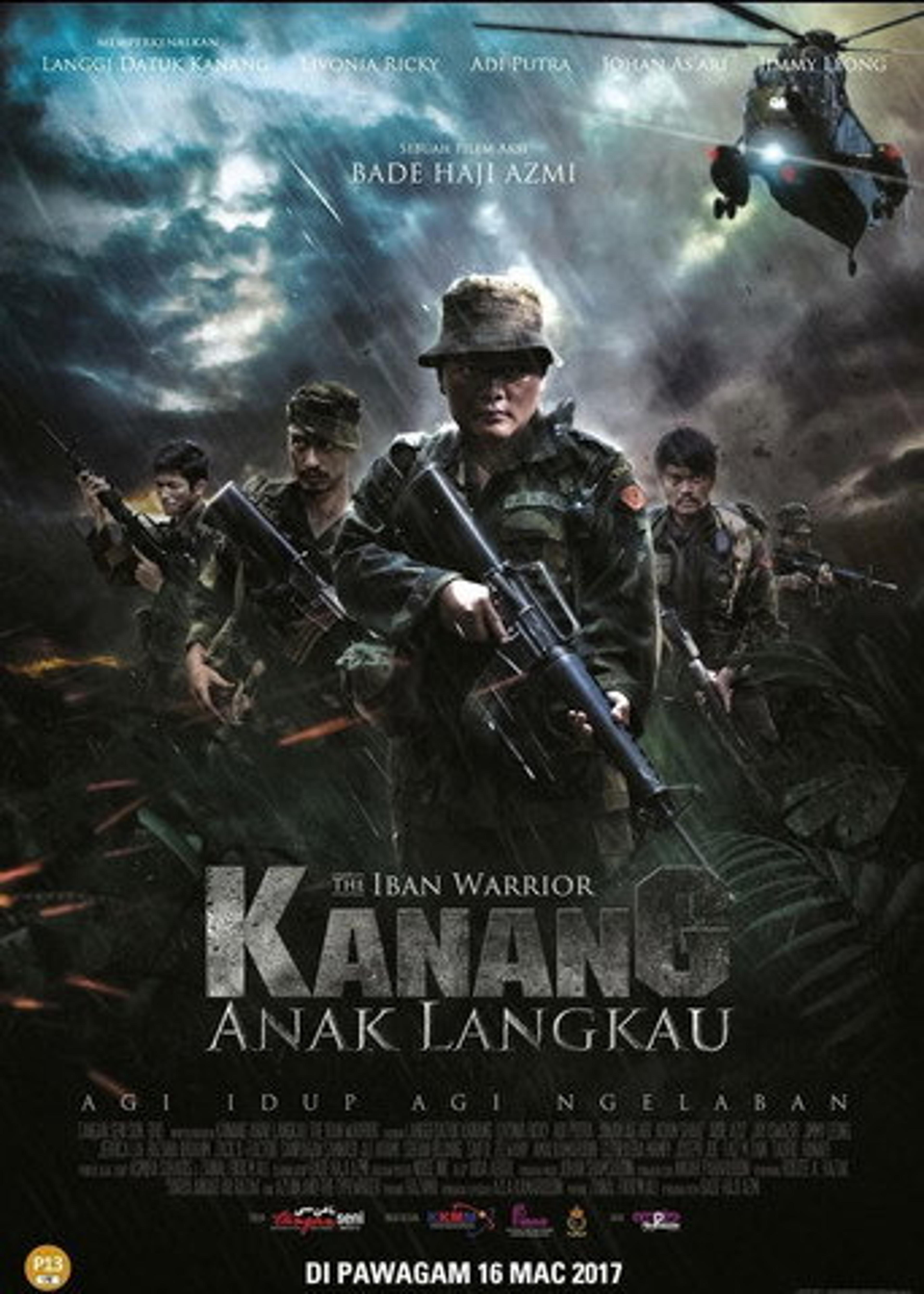 Poster film Kanang Anak Langkau: The Iban Warrior
