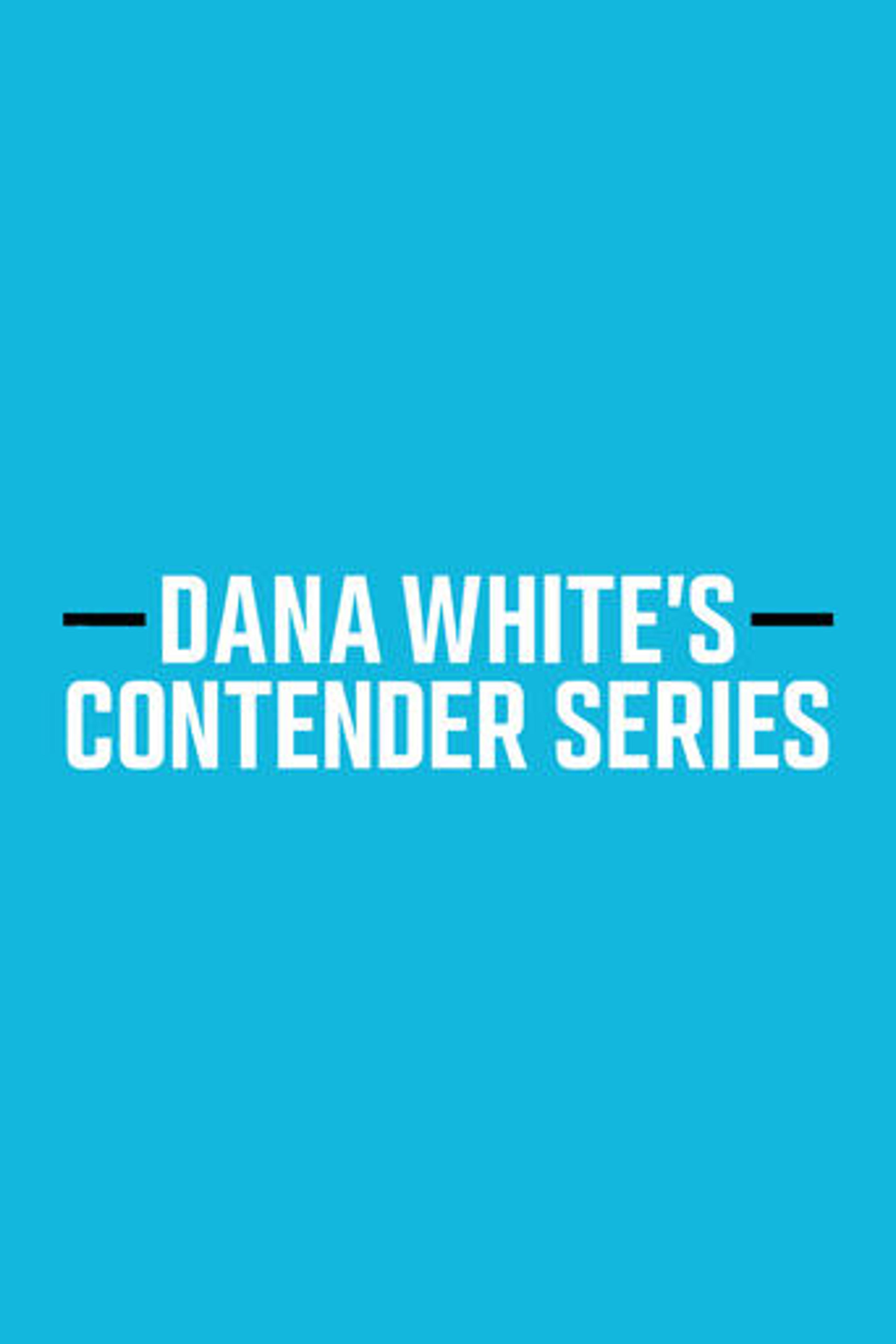 Poster series Dana White's Contender Series