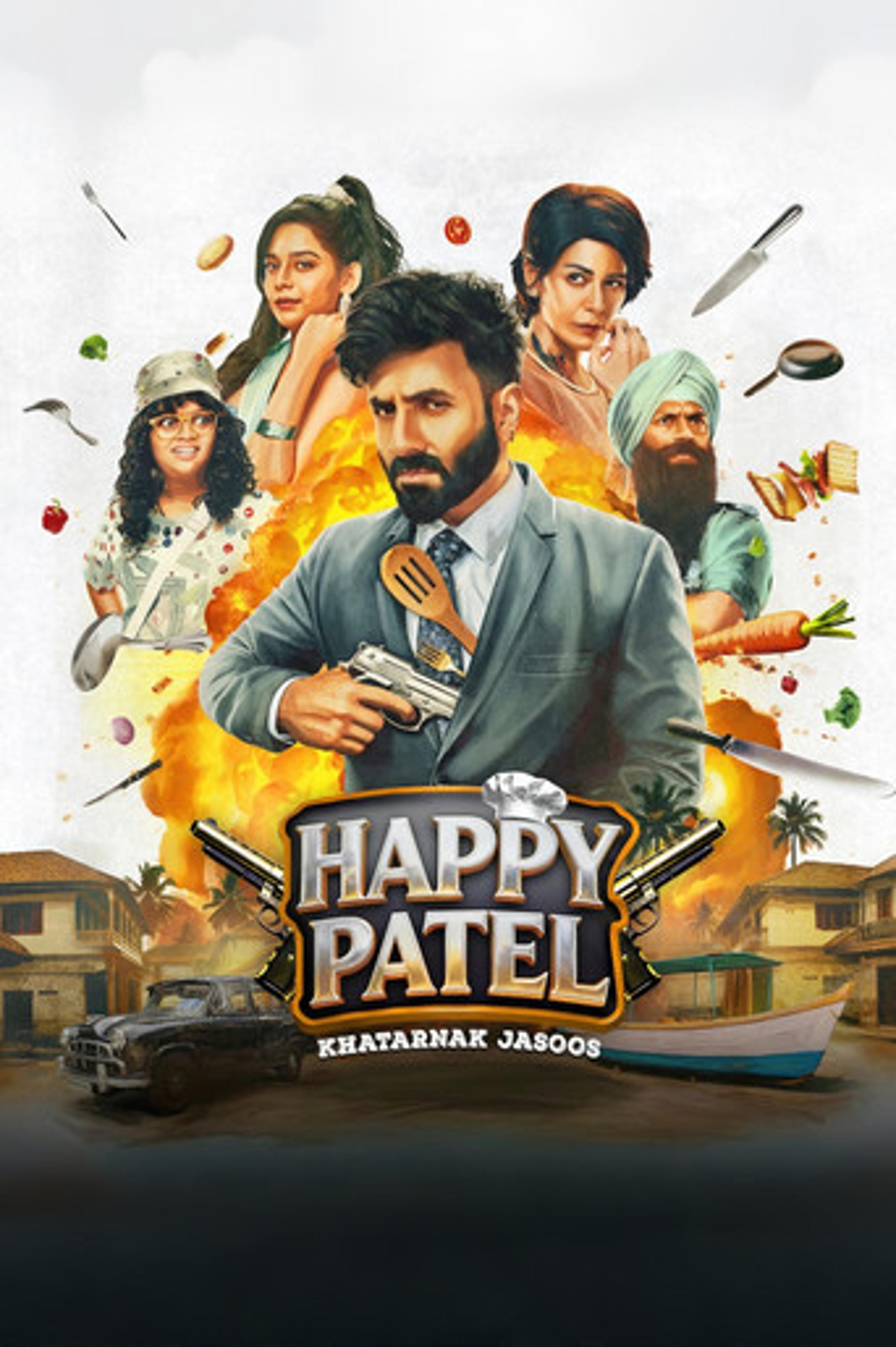 Poster film Happy Patel: Khatarnak Jasoos