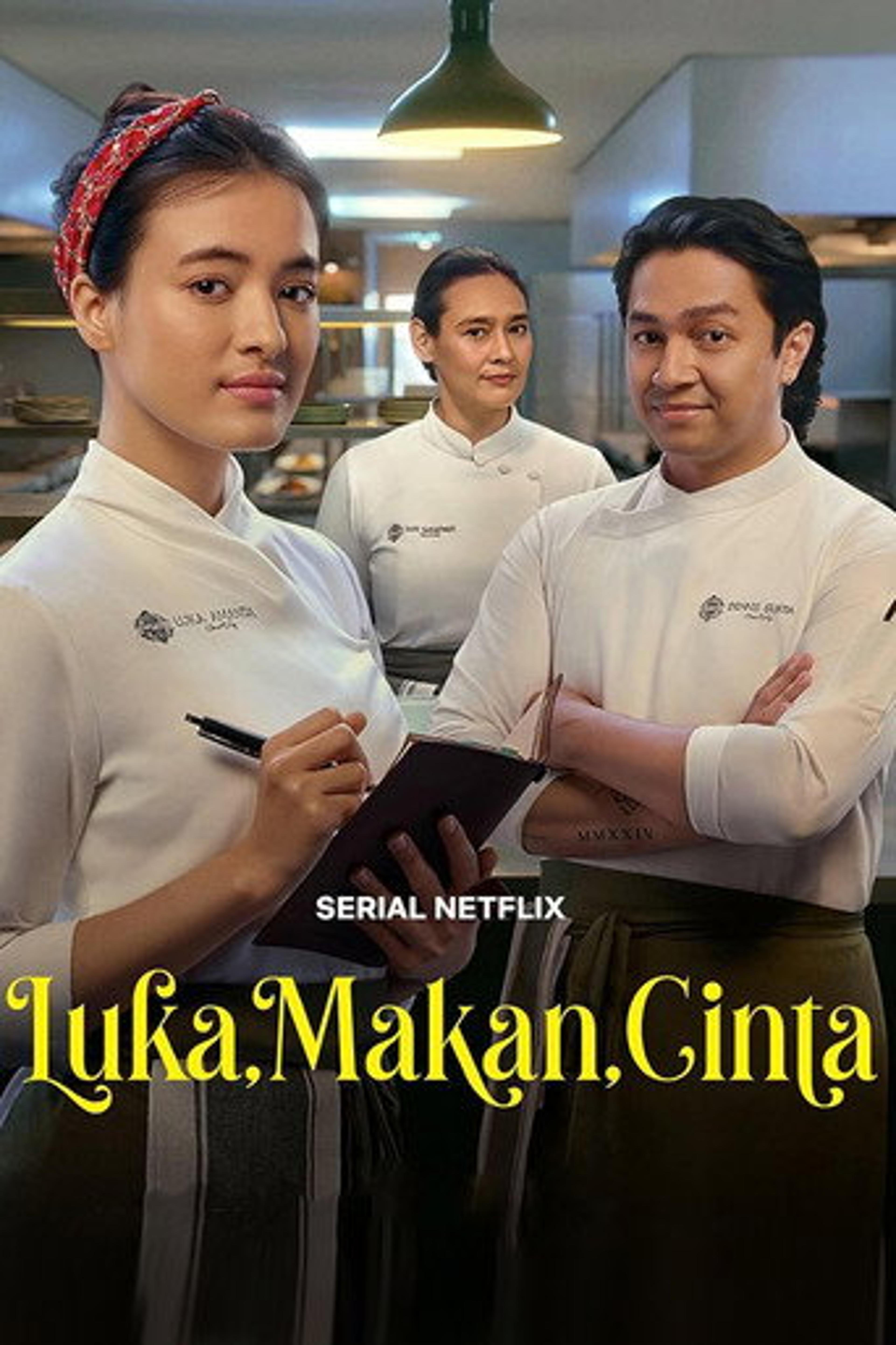 Poster series Luka, Makan, Cinta