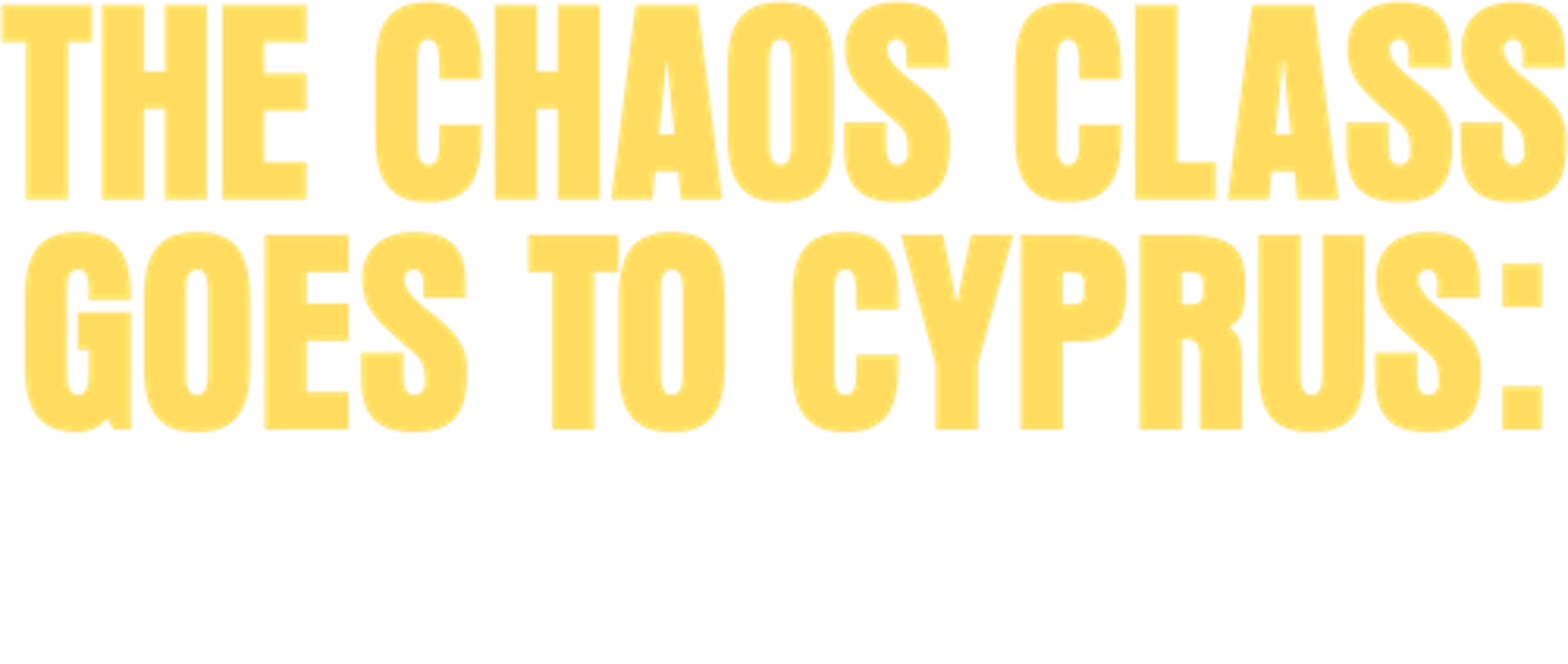 The Chaos Class: Summer Games