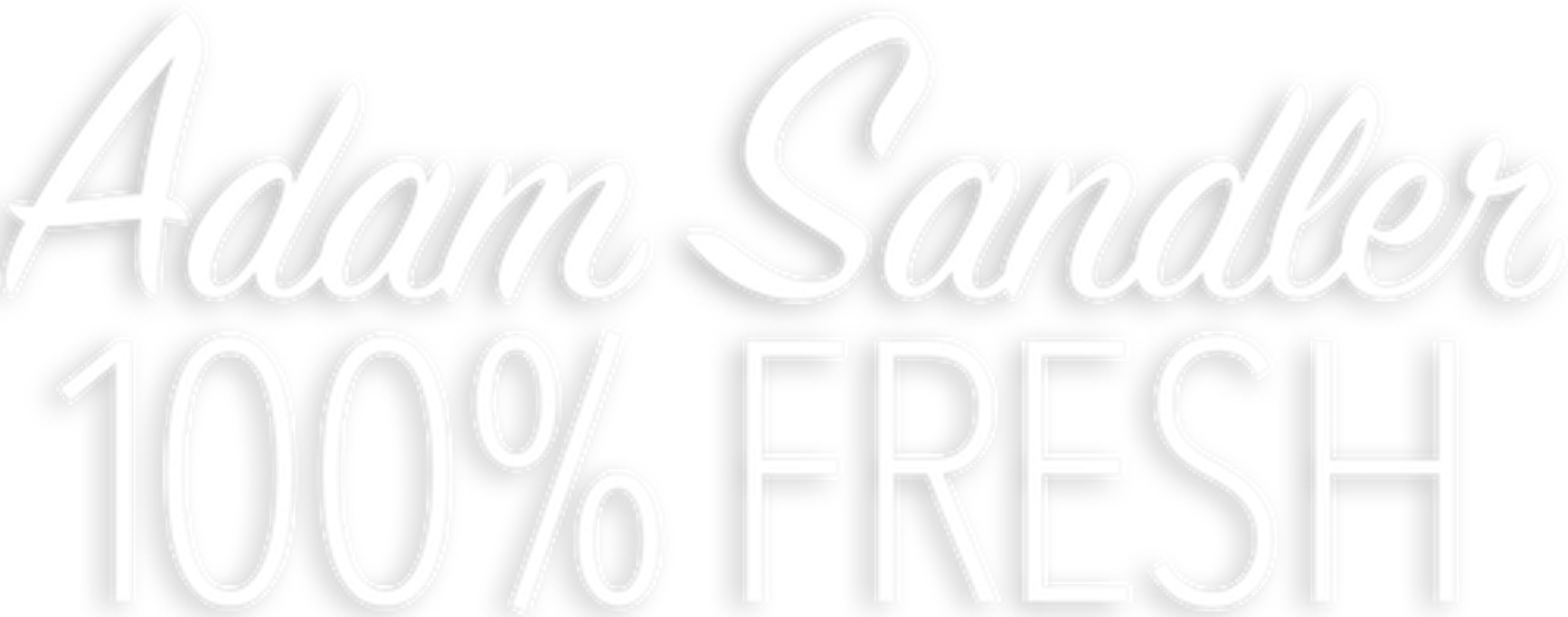 Adam Sandler: 100% Fresh